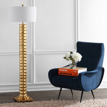 Serena 63" Metal LED Floor Lamp - JONATHAN Y
